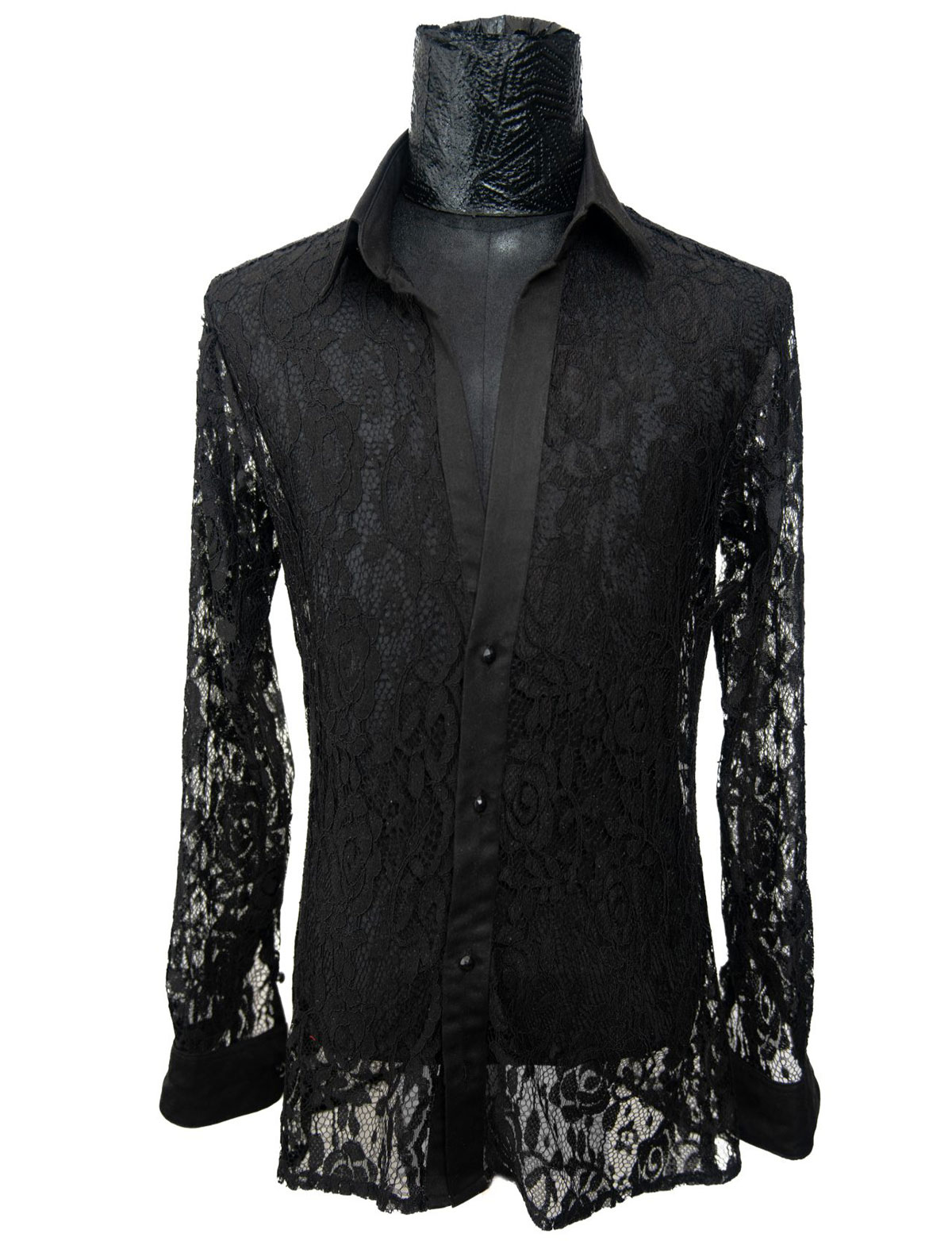 Black Lace Shirt