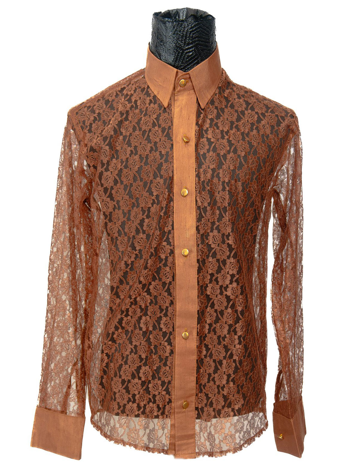 Brown Lace Shirt