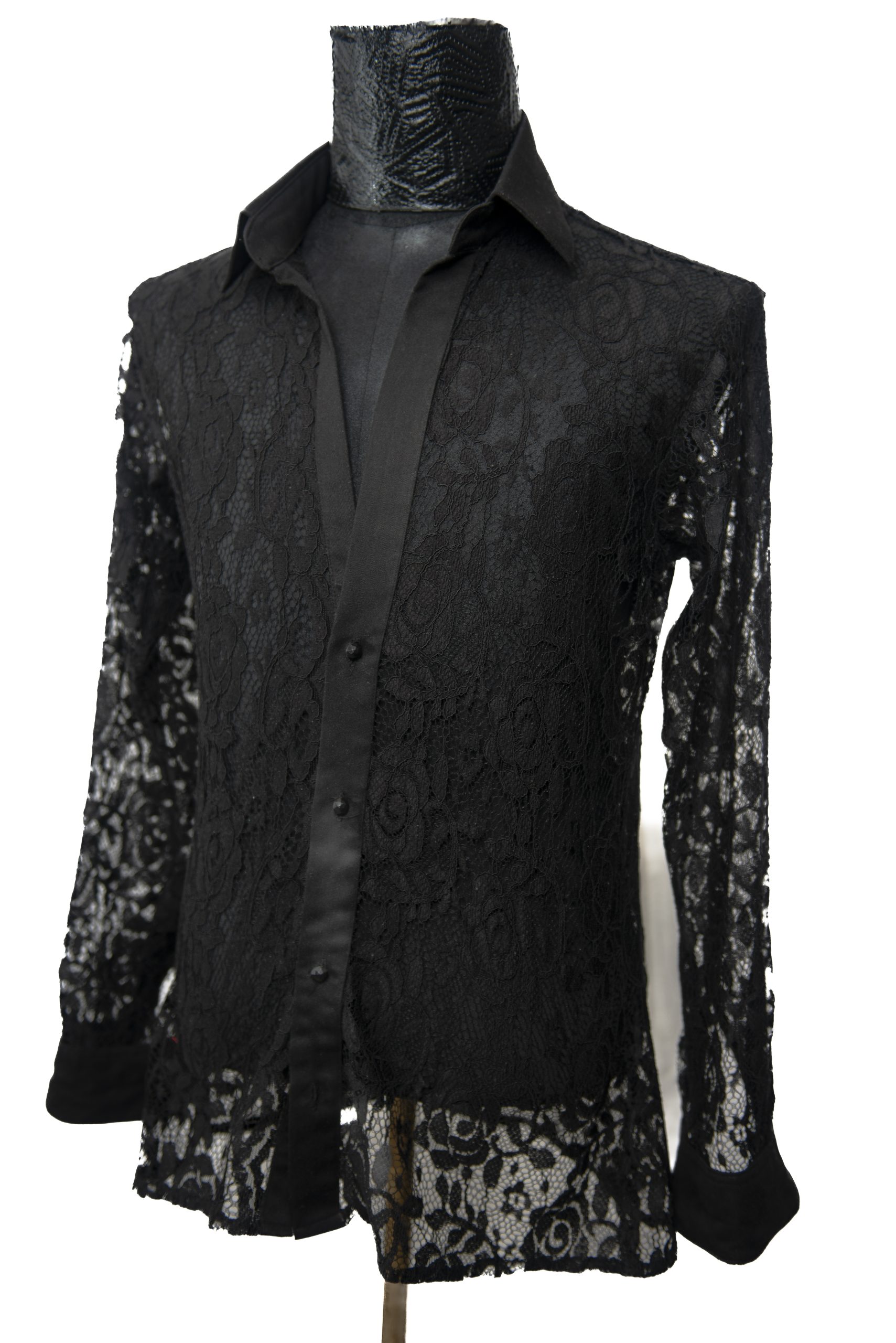 Black Lace Shirt - Image 2